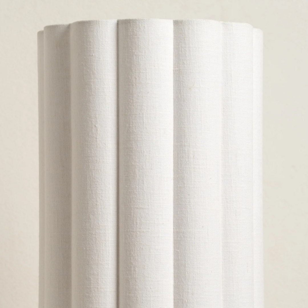 Linbron Wood Base Modern Lamp – Diffused Lighting for Open Living Spaces and Home Offices