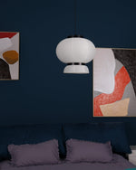 Load image into Gallery viewer, Rounded Layered Paper Plug-In Pendant