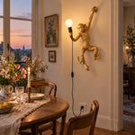 Load image into Gallery viewer, Nordic Resin Monkey Wall Light with Plug-in Cord