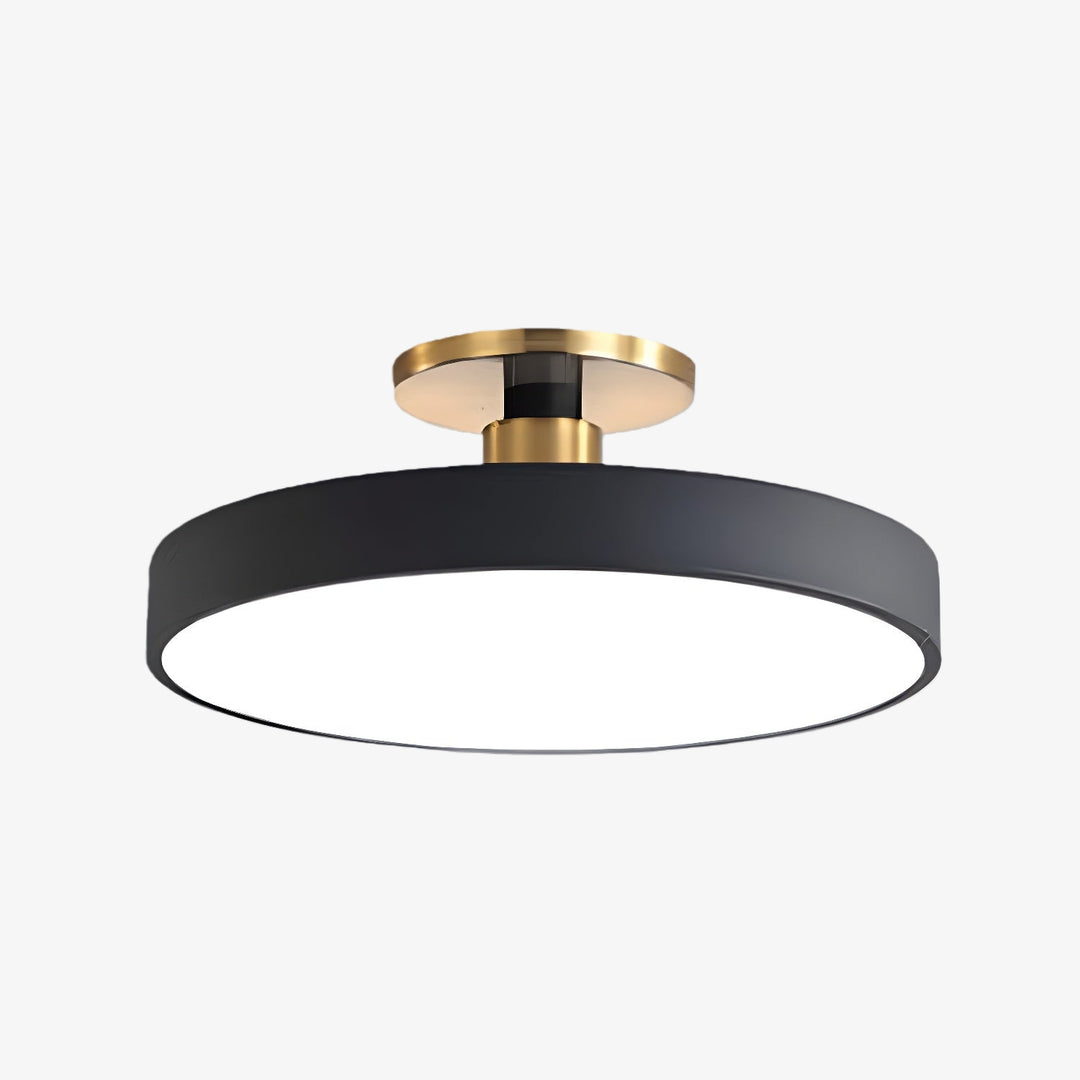 Lumiflexa Plafonnier Rond Minimaliste - Design Contemporain pour Couloir et Bureau