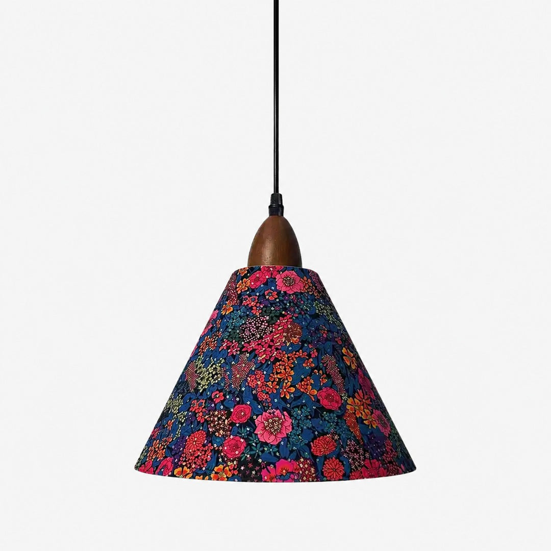 Liberty-Style Floral Fabric Pendant Light