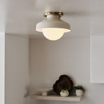 Cargar imagen en el visor de la Galería, Lámpara de techo empotrada moderna Hanton: luminaria minimalista de metal para el hogar
