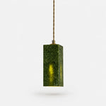 Cargar imagen en el visor de la Galería, French vintage green jade pendant light