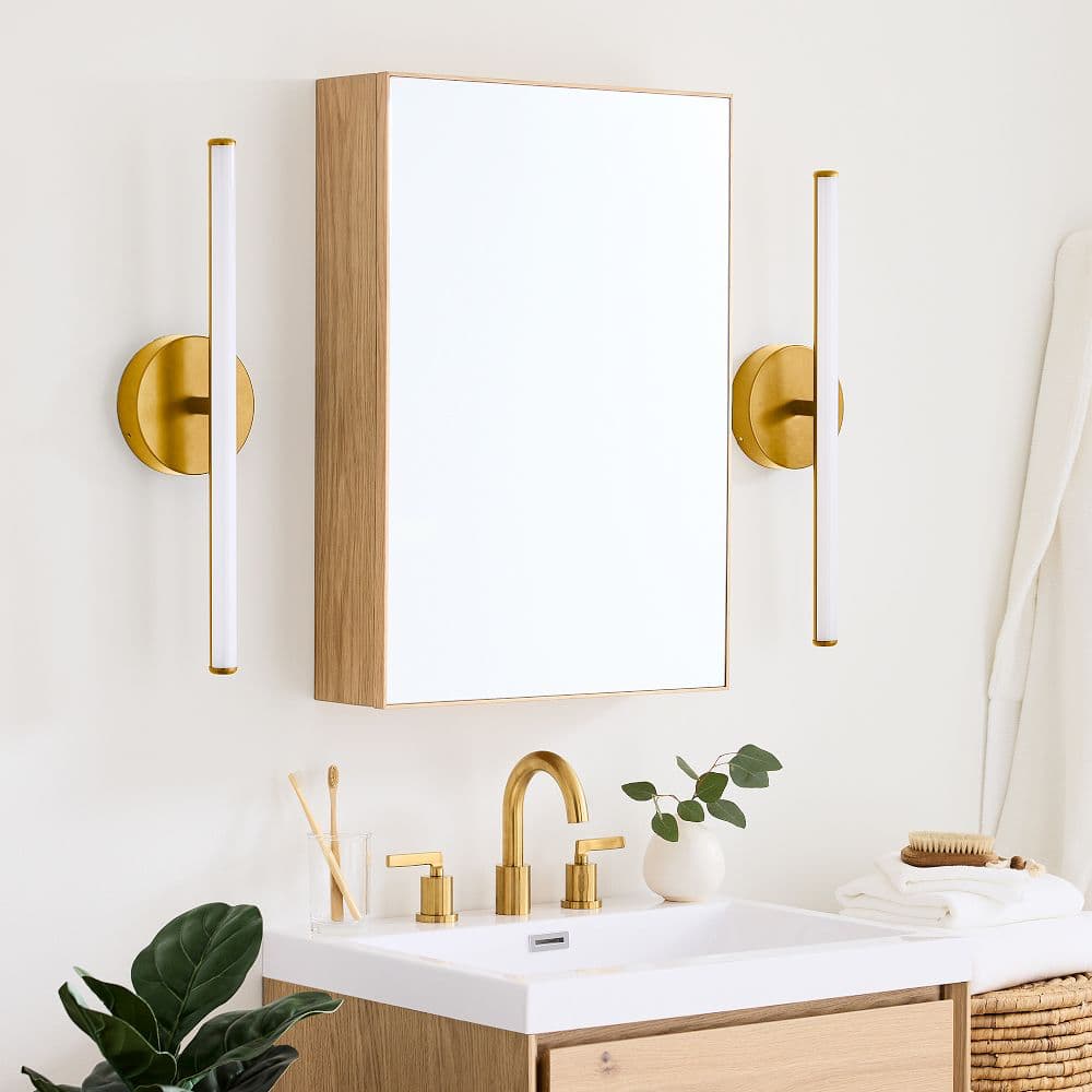 Voro Modern Led Sconce – Elegant Light Rods Design For Bathroom