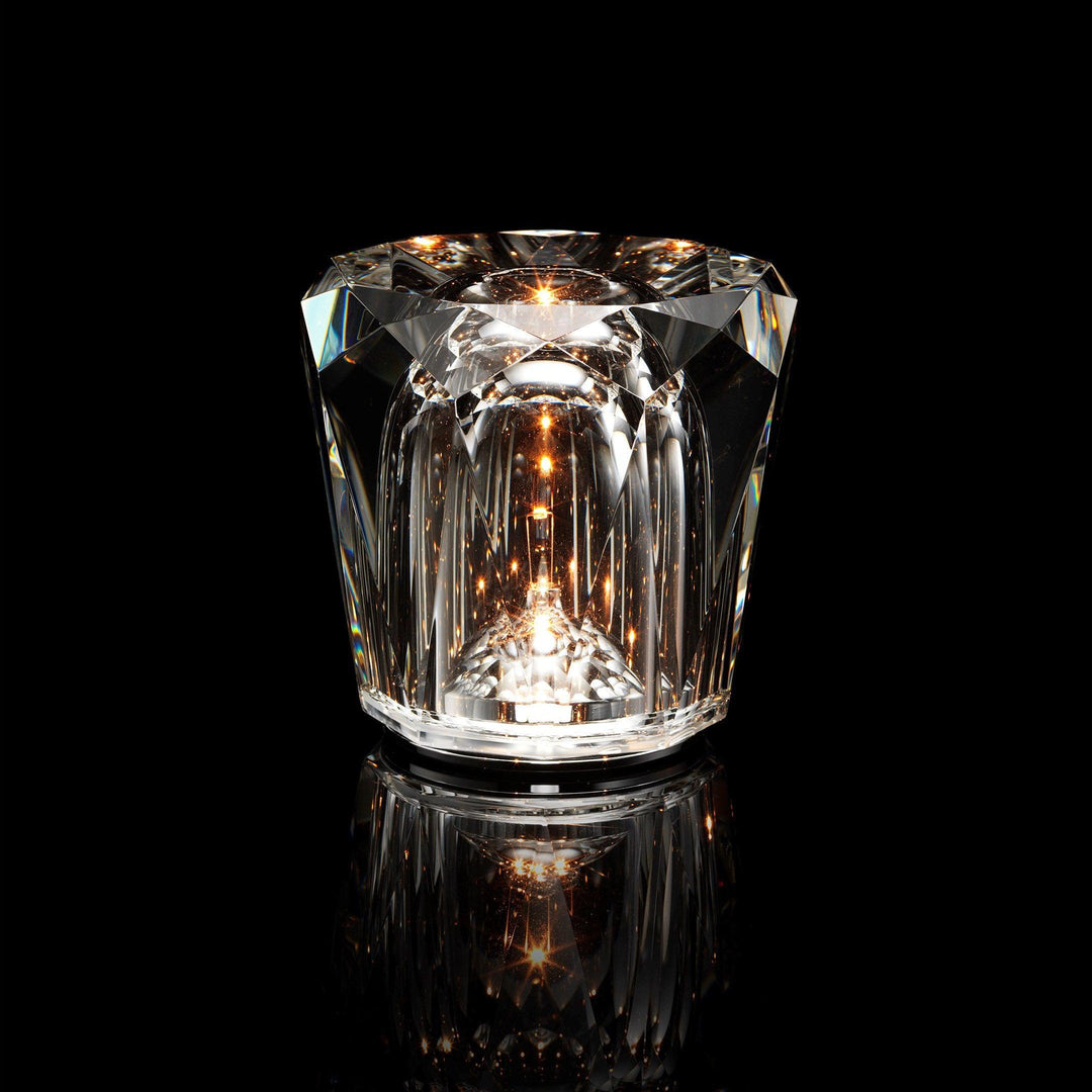 Lampe de table en cristal diamant (batterie intégrée)