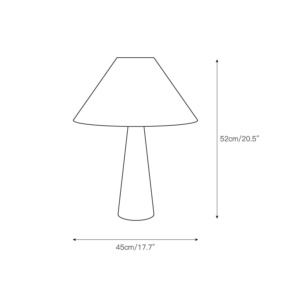 Lulu Tischlampe aus Travertin