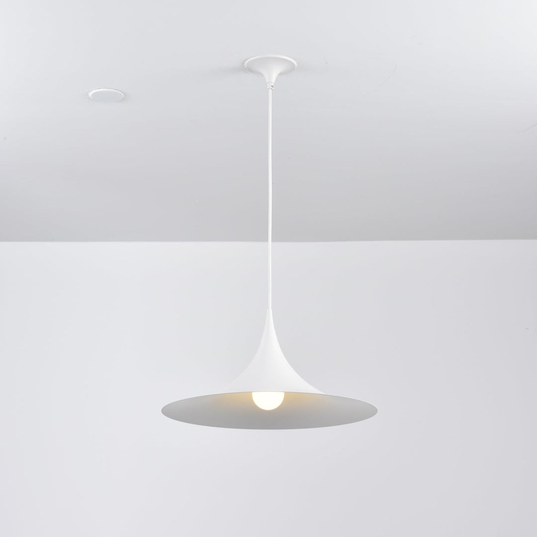 Arch-Shaped Aluminum Plug-In Pendant Light