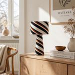 Cargar imagen en el visor de la Galería, Striped Fabric Pendant Lamp