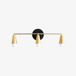 Charger l&#39;image dans la visionneuse de galerie, Pyralis Cone 3 Light Vanity Light - Modern Sconce
