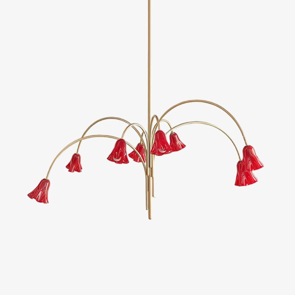 Bellina Modern Blooming Flower Chandelier – Soft Ambient Lighting for Contemporary Spaces