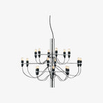 Bild in Gallery-Viewer laden, Tendrila Zeitgenössischer Mehrfachleuchter – Industrieinspirierte Metallaufhängung für Aufenthaltsräume N01