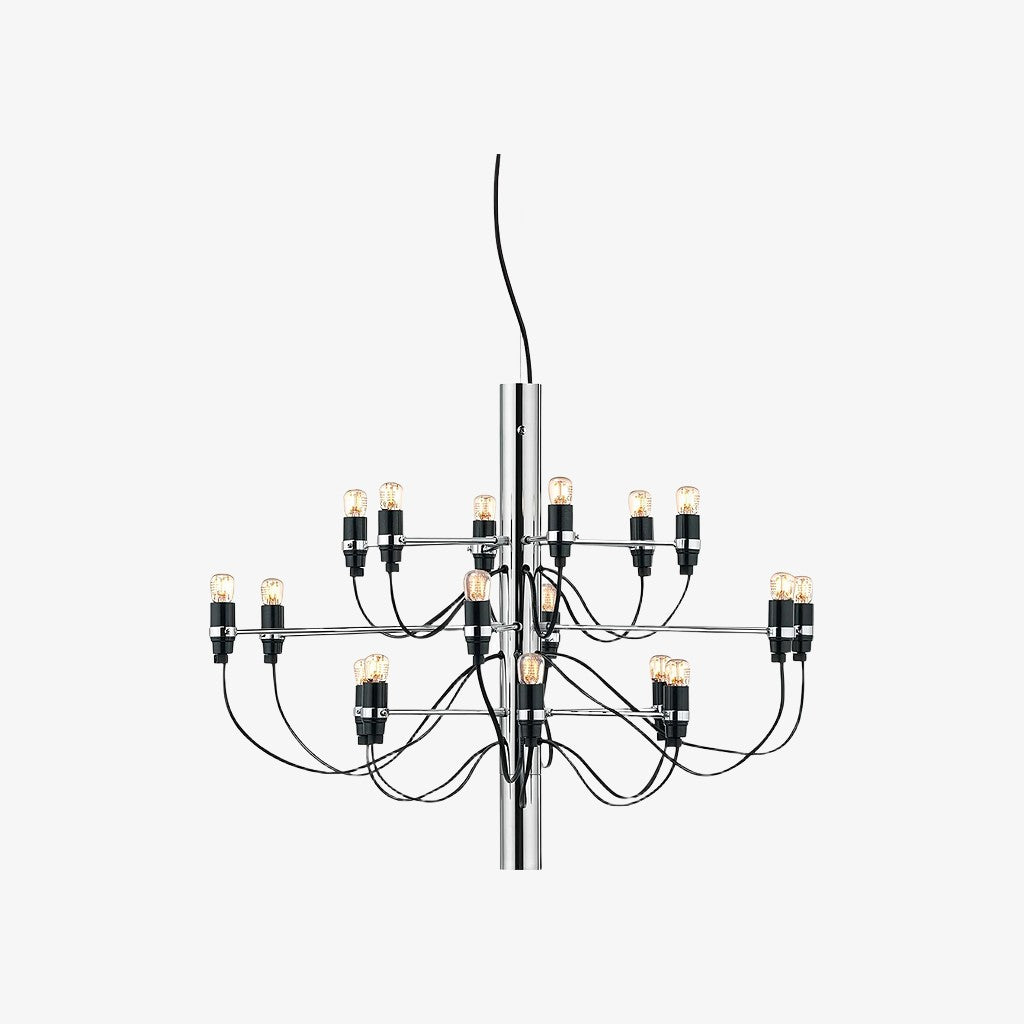 Tendrila Zeitgenössischer Mehrfachleuchter – Industrieinspirierte Metallaufhängung für Aufenthaltsräume N01