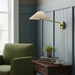 Cargar imagen en el visor de la Galería, Lámpara con pantalla cónica giratoria Ivoryne - Adecuada para rincones de lectura modernos