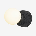Bild in Gallery-Viewer laden, Sculptural Concrete Globe Wall Lamp