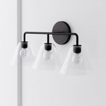 Cargar imagen en el visor de la Galería, Aplique de pared Conica Cone: iluminación moderna de vidrio de 1, 2 y 3 luces
