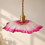 Load image into Gallery viewer, Petal Glass Plug-In Pendant