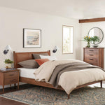 Load image into Gallery viewer, Gilda Fabric Drum Shade Wall Sconce - Modern Brass Accent Light for Bedroom and Hallway