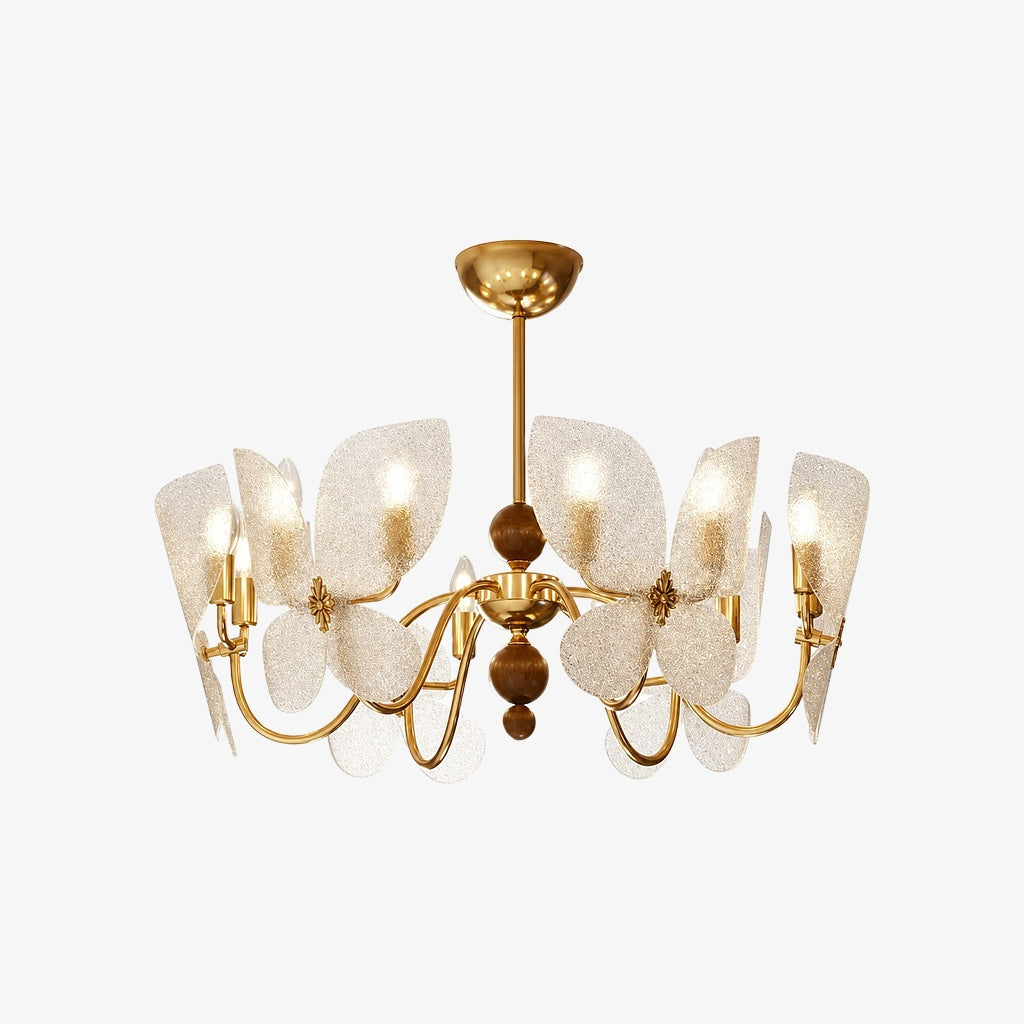 Lustre artistique Lucenda papillon - Lustre rétro français pour îlot de cuisine