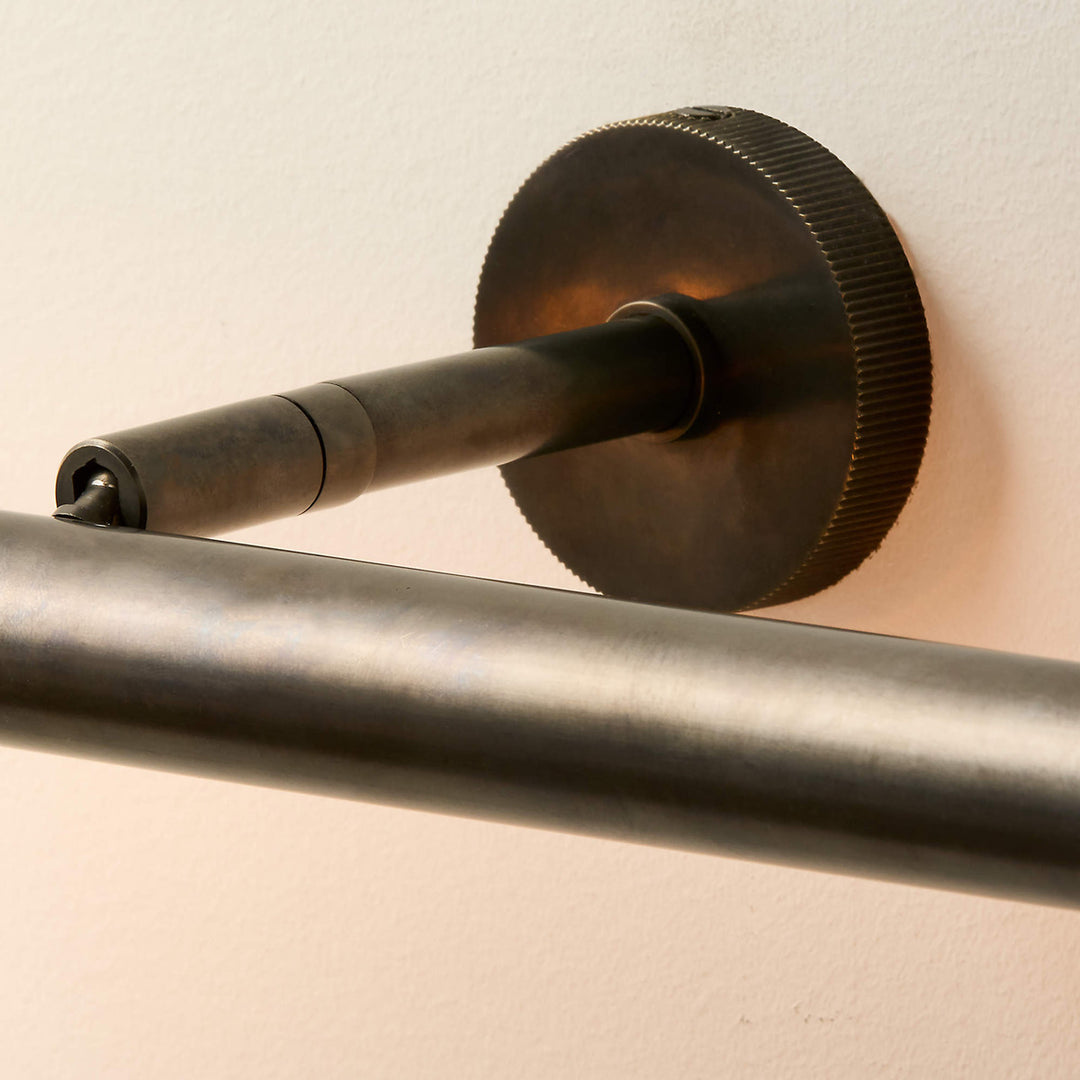 Aurix Wandmontierte Kunstleuchte - Bildleuchte mit gealtertem Finish zur Hervorhebung von Leinwänden