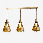 Load image into Gallery viewer, French country ripple glass light fixture