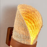 Bild in Gallery-Viewer laden, Close view of warm light glowing through natural loofah fibers
