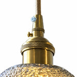 Cargar imagen en el visor de la Galería, Vintage Flower Glass Pendant Lamp