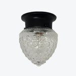 Bild in Gallery-Viewer laden, Minimalist Glass Ceiling and Black Metal Lamp