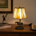 Charger l'image dans la visionneuse de galerie, Tiffany-style stained glass table lamp product image
