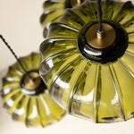 Charger l'image dans la visionneuse de galerie, Suspension en Verre Artistique Aridia en Forme de Feuilles de Palmier pour Couloir Cuisine et Salon