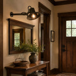 Bild in Gallery-Viewer laden, Matte black wall light in an entryway