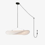 Charger l'image dans la visionneuse de galerie, White Silk Cloth Plug-In Pendant Lamp