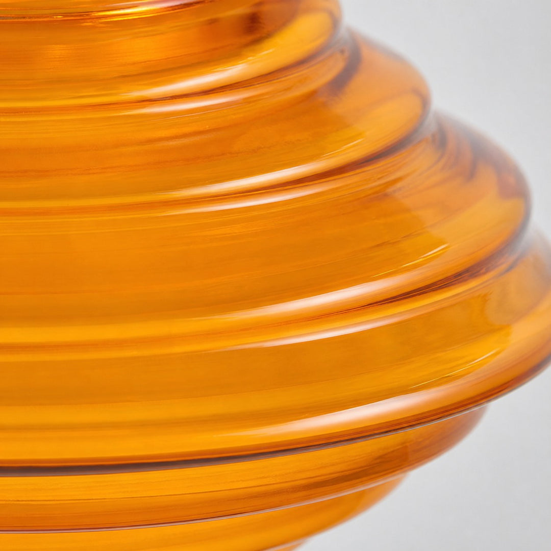 Plafonnier vintage en verre
