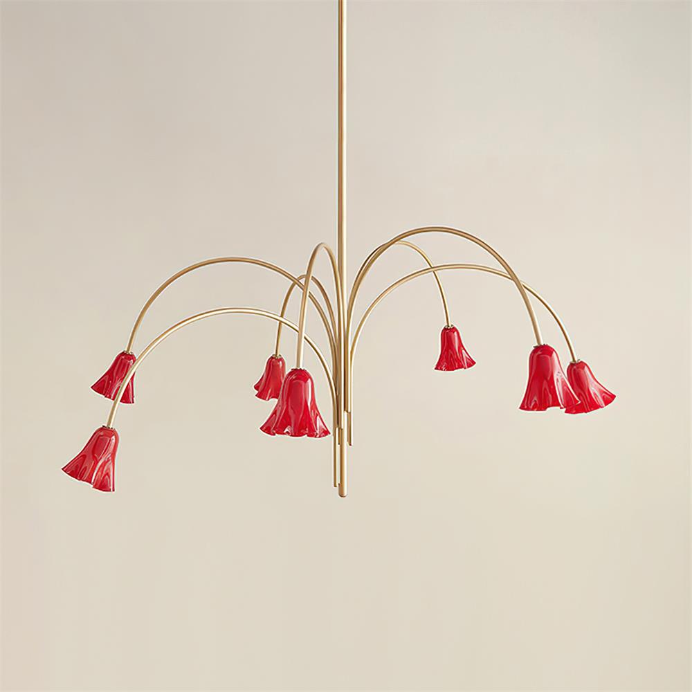 Bellina Modern Blooming Flower Chandelier – Soft Ambient Lighting for Contemporary Spaces