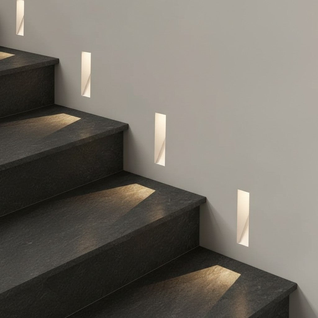 Applique murale LED à capteur Stary – Lampe d’escalier encastrée sans cadre pour couloir