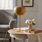 Load image into Gallery viewer, Clinco Colorful Metal Mushroom Table Lamp – Modern Artistic Lighting for Home Decor
