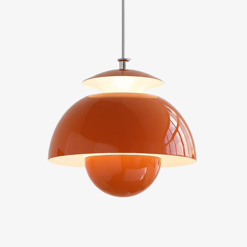 Suspension florale en métal sculptural Orin Nordic, adaptée aux chambres, cuisines et salons.