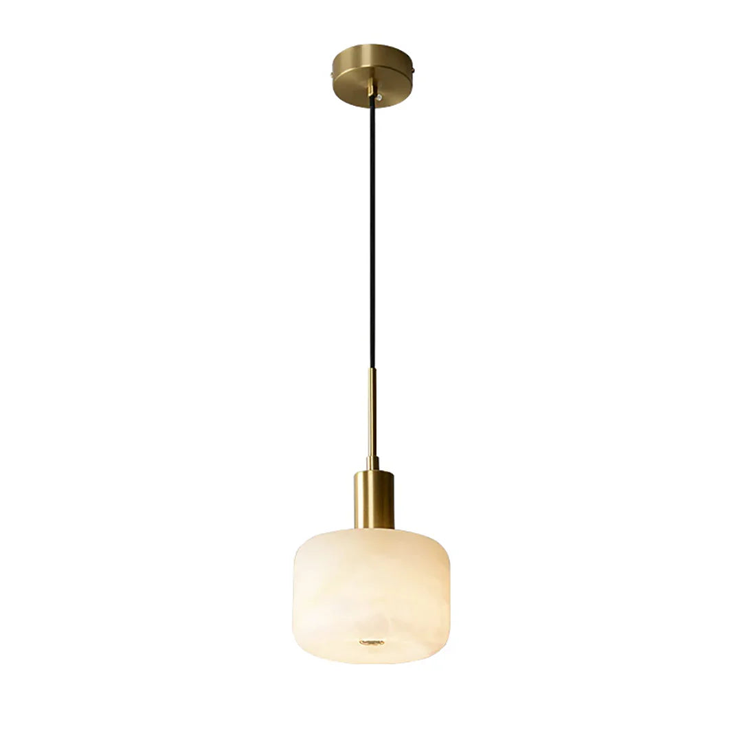 Velia Eichel Alabaster Minimalistische Pendelleuchte