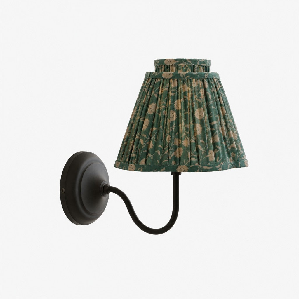 Solmire Zeitgenössische Wandleuchte – Maßgeschneiderte Stoff-Metall Wandlampe für Schlafzimmer und Flur