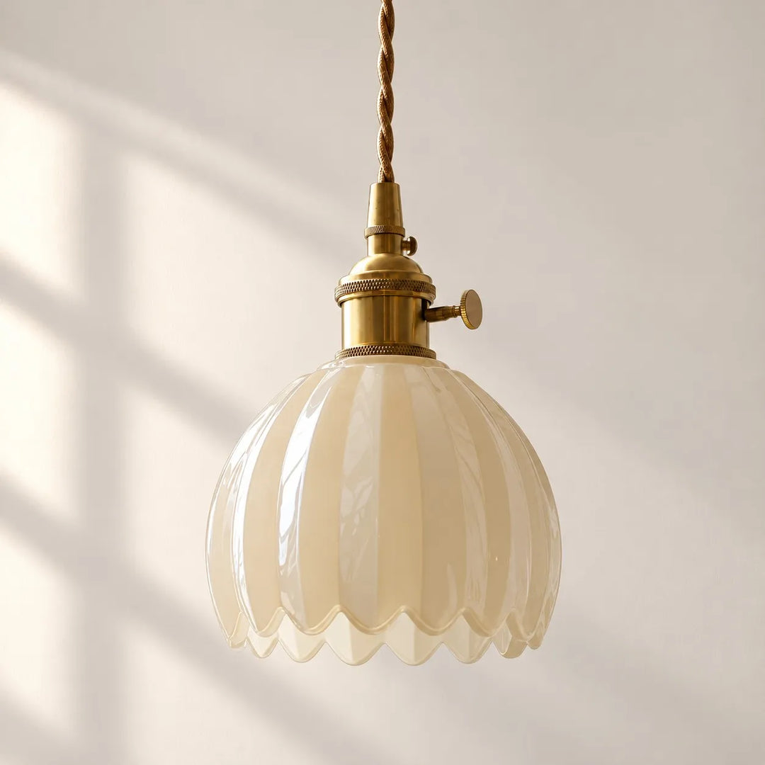 Nordic Colorful Flower Glass Pendant Lamp