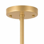 Load image into Gallery viewer, Close-up of the gold ceiling canopy and downrod