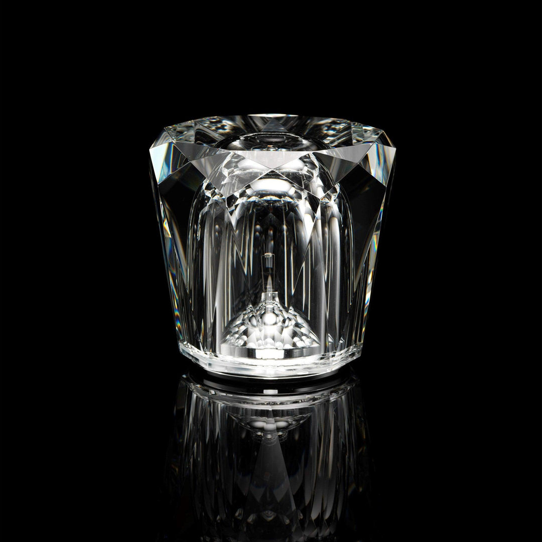 Lampe de table en cristal diamant (batterie intégrée)