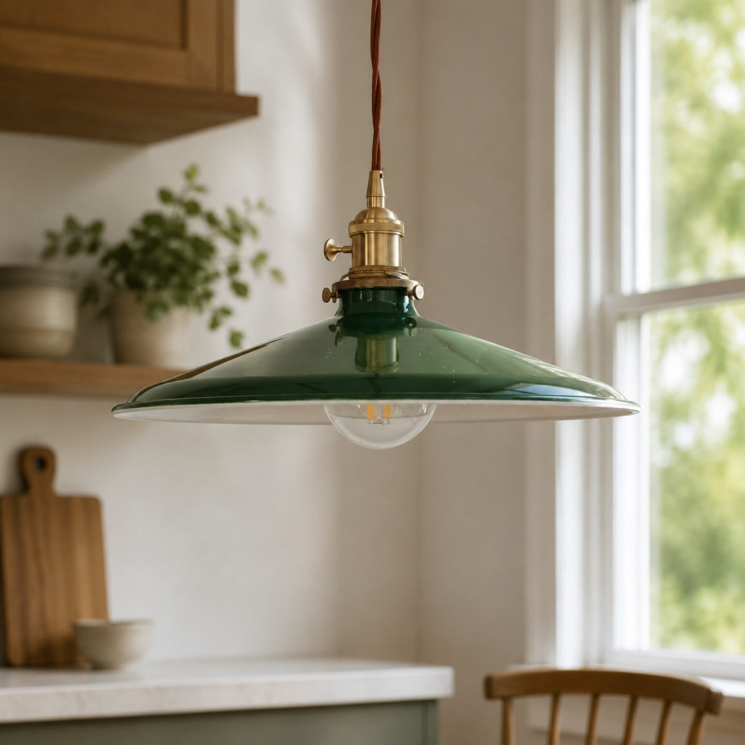 Japanese Retro Metal Pendant Light