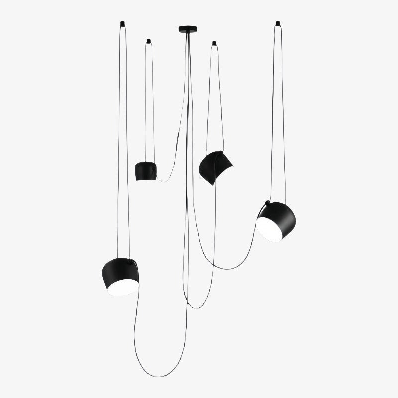Axiomorna Minimalistische Verstellbare Moderne Hängelampe – Schlanke LED-Hängeleuchte für Jeden Raum N02