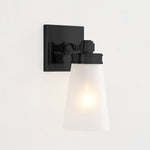 Load image into Gallery viewer, Derlina Glass Cone Wall Sconce - Modern Frosted Glass Shade Lighting
