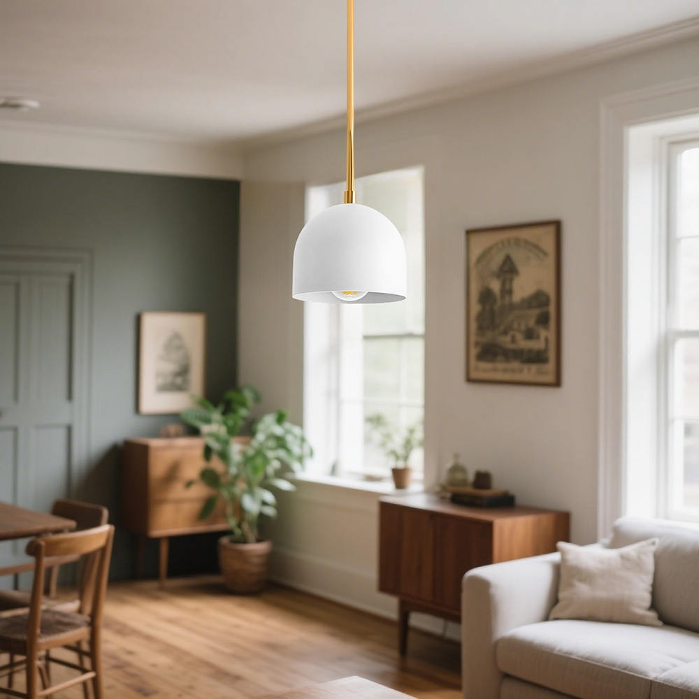 Suspension Farmhouse – Suspension Vanity avec dôme coloré
