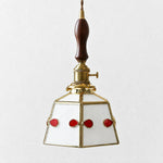 Bild in Gallery-Viewer laden, Handmade Stained Glass Bow Pendant Lamp