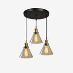 Load image into Gallery viewer, Industrial Glass Pendant Light