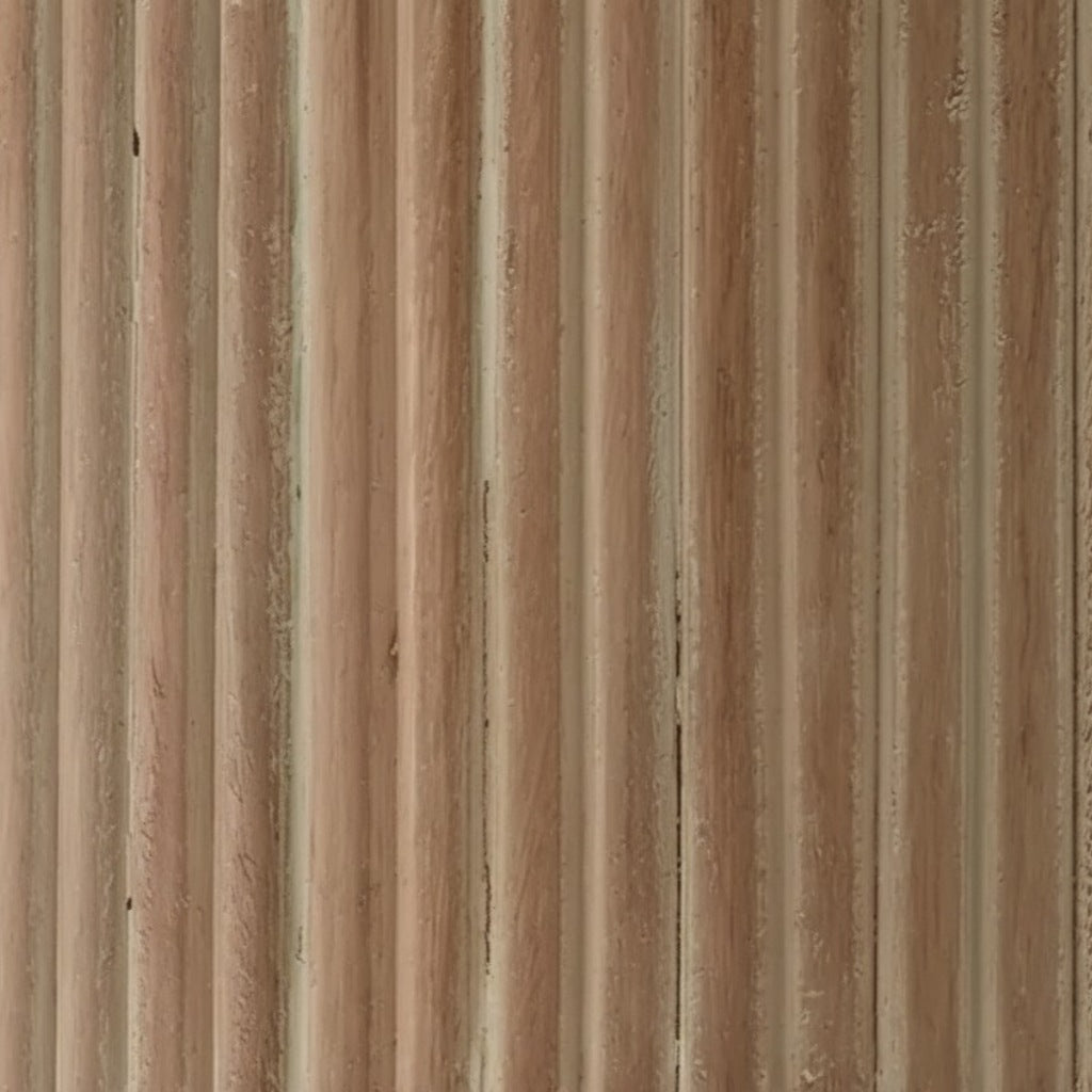 Flutera Fluted Drum Ceiling Light – Farmhouse Textured Flush Mount  Lighting for Living and Bedroom