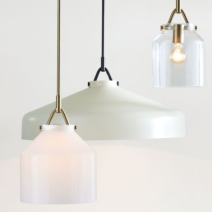 Lampe suspendue en métal Morandi Hanton Nordic Metal — Luminaire minimaliste nordique 