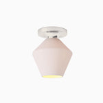 Load image into Gallery viewer, Merin Minimalist Sleek Geometric Glass Flushmount Light
